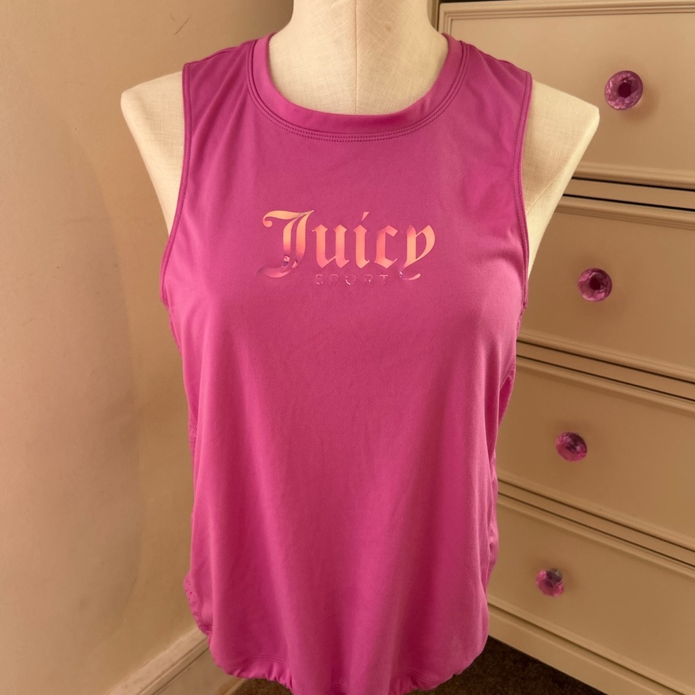 Juicy Couture Sport Pink Sleeveless Top